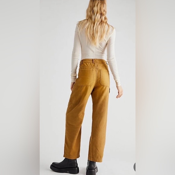 Free People Stay Awhile Carpenter Pants - Picture 1 of 5